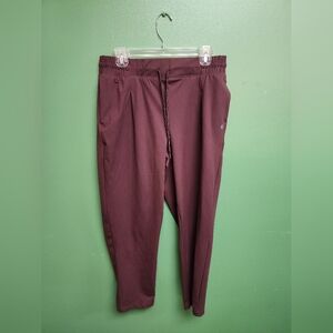 Apana Women’s Jogger Pants – Burgundy – Size Large